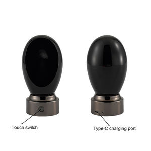 Lámpara de Mesa Decorativa con Forma de Medusa, Recargable y Portátil, Luz Nocturna para Dormitorio, Iluminación Ambiental con Control Táctil - Product Image 4