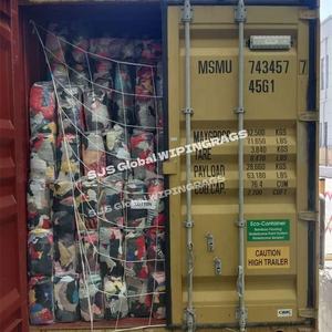 Trapos de Camiseta 100% Algodón, Trapos Cortados de Fibras Resistentes, Resistentes al Desgarro, Duraderos, Ideales para Limpieza Industrial Exigente - Product Image 1