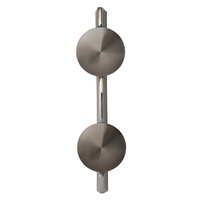 Applique murale LED minimaliste de luxe léger en acier inoxydable avec abat-jour en aluminium pour chambre, salon, bureau et couloir