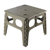 Table pliante en plastique, mobilier de maison, table de camping colorée, vente chaude en corée