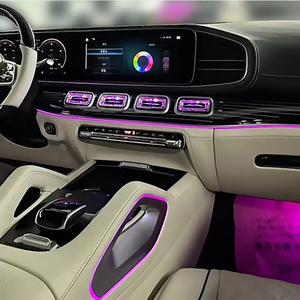 CKCP, 64 colores LED, Control Central, salida de aire, embellecedor de ventilación, luz ambiental de ventilación delantera, 4 Uds. Para Mercedes Benz GLE/<span class=keywords><strong>GLS</strong></span> X167 W167 - Product Image 5