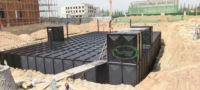 Vente directe d'usine Réservoirs d'eau en acier BDF Réservoirs d'eau souterrains en plastique Stockage d'eau de pluie souterrain Réservoir d'eau en acier souterrain