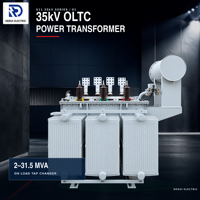 Transformateur de puissance immergé dans l'huile 35 kV OLTC de 2 MVA à 31,5 MVA avec changeur de tension sous charge pour projets de postes de transformation industriels et utilitaires