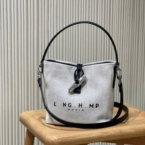 Paris Style <b>Canvas</b> <b>Tote</b> Bag with Leather Handle, Large Capacity Casual Shoulder Bag for Women - Product Image 4