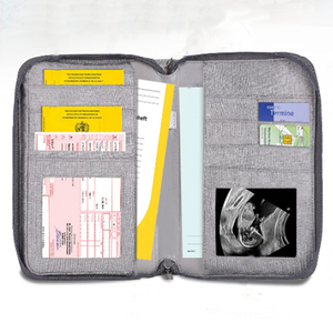 <span class=keywords><strong>Portadocumentos</strong></span> de bebé personalizados con cierre de cremallera para embarazo, tarjeta de salud, funda de libro de nacimiento para <span class=keywords><strong>portadocumentos</strong></span> de bebé - Product Image 1