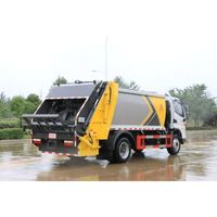 Camion poubelle hydraulique compacteur JAC 4X2 12 m³ populaire pour la collecte des déchets résidentiels et commerciaux