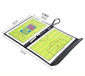 Tablero de entrenamiento de fútbol Portapapeles de entrenadores de fútbol Kit de tablero magnético táctico con rotulador de borrado en seco y <span class=keywords><strong>bolsa</strong></span> con cremallera - Product Image 4