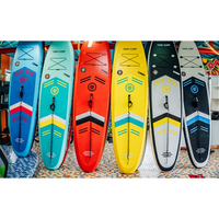 Planche à pagaie légère et portable en EVA pour l'extérieur, couleur rouge, 280L, 88x36x24cm, pour le surf en mer