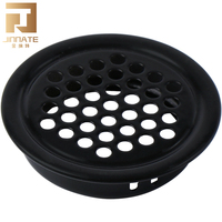 Grille de ventilation en acier inoxydable avec filet rond, couvercle de ventilation rond pour extérieur