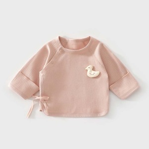 Paquete <span class=keywords><strong>de</strong></span> 4 Kimonos Envolventes <span class=keywords><strong>para</strong></span> Bebé |   Camiseta <span class=keywords><strong>de</strong></span> Manga Larga <span class=keywords><strong>de</strong></span> Algodón Clase A con Puños Tipo Mitón y Broches Laterales |   Aplique <span class=keywords><strong>de</strong></span> Animales |   Gris Rosa Crema - Product Image 3