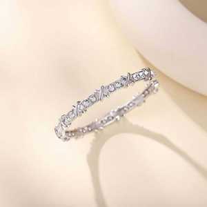 Bracelet à maillons en argent sterling 925 personnalisé pour femme, avec zircon, plaqué argent, décontracté, idéal pour les occasions de mariage, de fête ou comme cadeau - Product Image 3