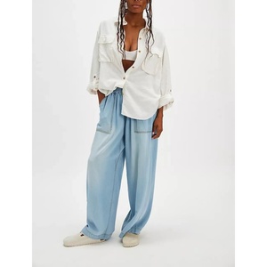 <span class=keywords><strong>Jeans</strong></span> Larghi da <span class=keywords><strong>Donna</strong></span> <span class=keywords><strong>in</strong></span> Misto Cotone-Poliestere, <span class=keywords><strong>Vita</strong></span> Elastica, Vestibilità Comoda, Morbidi, Estivi, Casual, Lavabili - Product Image 1