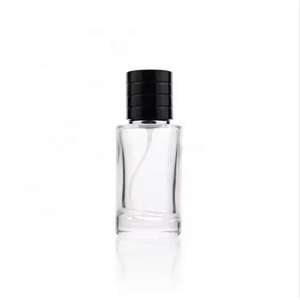 Botella de Perfume de Vidrio con Forma Cilíndrica, Tapa de Rosca, Collar Metálico, Serigrafiada, Tamaños de 30ml/50ml, Envase Vacío para Fragancias - Product Image 5