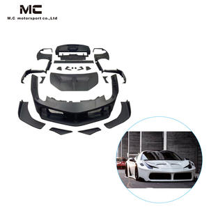 Nouveau kit carrosserie pour <span class=keywords><strong>Ferrari</strong></span> <span class=keywords><strong>458</strong></span>, jupes latérales, capot, pare-chocs avant et arrière, mise à niveau au style LB-<span class=keywords><strong>GT</strong></span> - Product Image 1