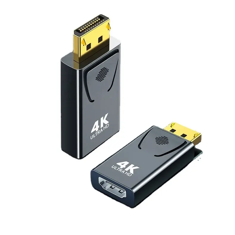 HP, HDTV, थिंकपैड, प्रोजेक्टर, डेस्कटॉप के लिए 4K डिस्प्लेपोर्ट से HDMI 4K DP डिस्प्ले पोर्ट से HDMI महिला से पुरुष एडाप्टर केबल