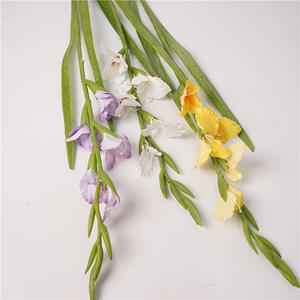 YOPIN-3836 <span class=keywords><strong>Flor</strong></span> <span class=keywords><strong>de</strong></span> Gladiolo Artificial <span class=keywords><strong>de</strong></span> Seda <span class=keywords><strong>de</strong></span> Alta Calidad con Tallo Único para Decoración <span class=keywords><strong>de</strong></span> Bodas y Hogar - Product Image 2