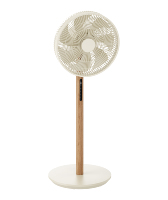 Ventilateur sur pied électrique silencieux de 12 pouces à hauteur réglable avec moteur BLDC, télécommande, 8 vitesses, vent doux et naturel, économe en énergie pour