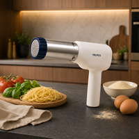 Machine à pâtes électrique portative OEM ODM facile à nettoyer, 50W, sans fil, avec 5 moules en acier inoxydable