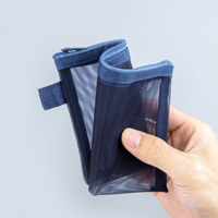 Estuche Transparente Personalizado para Almacenamiento, Bolsa de Malla Suave para Material Escolar, Caja de Papelería para Exámenes, Estuche para Lápices