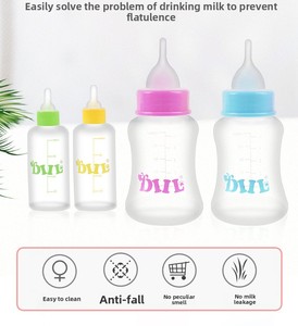 Ensemble de biberons <span class=keywords><strong>pour</strong></span> animaux de compagnie <span class=keywords><strong>pour</strong></span> chiots et chatons avec <span class=keywords><strong>tétines</strong></span> souples, plusieurs <span class=keywords><strong>tétines</strong></span>, brosse à <span class=keywords><strong>biberon</strong></span>, compatibilité nouveau-né - Product Image 2