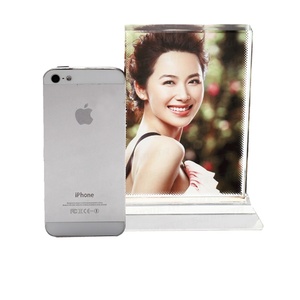 Cadre photo en cristal de verre vierge de sublimation de BSJ-08A de décoration intérieure pour les affaires/mariage/cadeaux de mémoire - Product Image 4