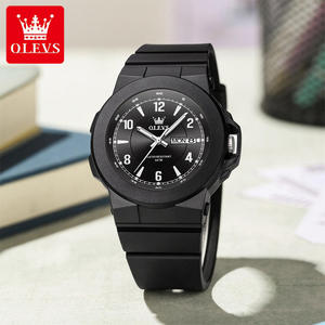 5681 OEM Custom logo Classic Waterproof Student Young Calendar <b>Watch</b> <b>Rubber</b> Strap Sports Luxury Quartz <b>Watch</b> for Man - Product Image 2