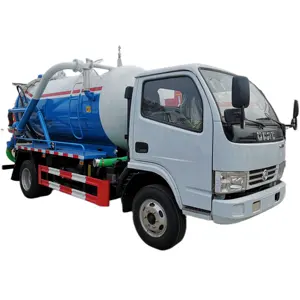 شاحنة بمضخة فراغية 4x2 من العلامة التجارية الصينية شاحنة شفط للمياه الصرفية 10CBM شاحنة ناقلة فراغية للبيع