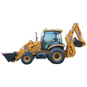 Mini Backhoe Loader 9500 Kg 7 Kw <b>Wheel</b> Type For <b>Small</b> Farm And Garden Work - Product Image 1