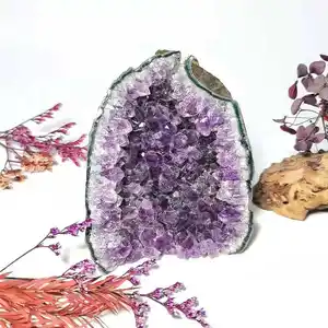 Natürliche hochwertige schöne geschnitzte Tier Edelstein rohe raue Amethyst Kristall Cluster Schnitzen für Geschenk Dekoration