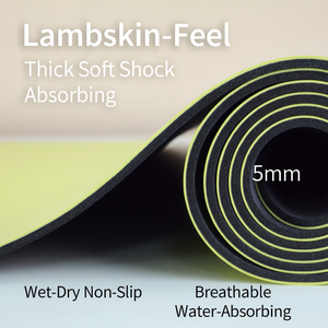 Alta calidad 15 PCS Logotipo de impresión personalizado gratis Estera de Yoga de goma natural Marrón Pu 5mm Esteras de fitness de viaje Estera de Pilates de yoga - Product Image 5