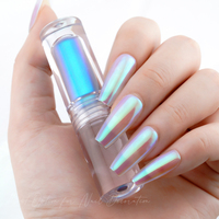 2025 nouveau magique liquide poudre à ongles effet miroir vernis à ongles Chrome décor manucure Pigment liquide Chrome poudre ongles