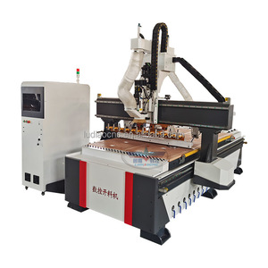 Machine de fraisage CNC 1325 avec changeur d'outils automatique pour armoires et portes en bois 2140 ATC – Expertise en exportation - Product Image 2
