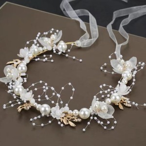 Multicolored Personalized Prom Headband Flower Wreath Clip <strong>Customizable</strong> <strong>Crowns</strong> &amp; Tiaras Hair Accessory - Product Image 4