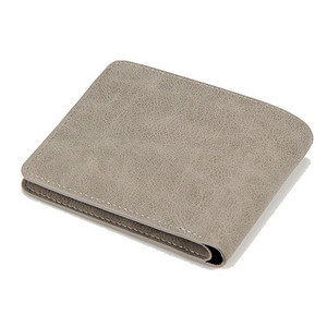 Fabricación de buena calidad de lujo Vintage corto monedero Pu cuero hombres cartera - Product Image 3