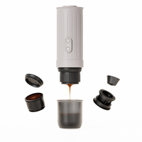 Machine à expresso électrique portable Nano, cafetière de voyage, camping, voiture, auto-chauffante avec USB-C, compatible avec la poudre moulu et les capsules NS