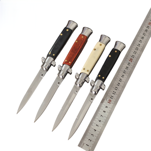 Coltello Pieghevole da Caccia Stile Italiano in Acciaio Inox 440 a Lama Singola, Multiuso OEM per Uomo - Product Image 3