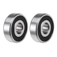 Roulement de roue arrière de moto 6302 2RS pour 125cc 150cc 200cc, roulements de moto à gorge profonde en acier chromé