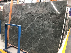 Marbre Verde Alpi, prestigieux marbre italien vert foncé avec de spectaculaires veines blanches - Product Image 2