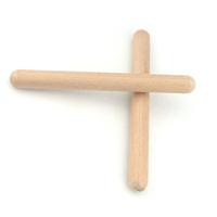 Rhythm Stick Educational Musical Sticks Wood Claves Kids Percussion Instrument for School Music Class 1 Pair
