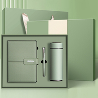 Carnet de notes A5 de luxe personnalisé avec stylo, journal, thermos, coffret cadeau d'entreprise, coffret cadeau promotionnel de bureau pour homme