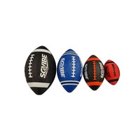 Ballon de football américain SCVibe classique en caoutchouc durable, avec grip amélioré, imperméable, taille junior, pour les jeux de jardin