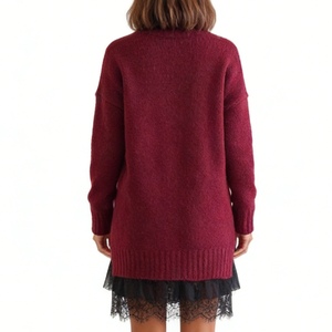 Women's <b>Turtleneck</b> Oversized <b>Sweater</b> Long Sleeve Warm Winter Coat Fashion - Product Image 5
