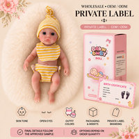 BAkwbwBY Poupée Reborn 12 Pouces Silicone Intégral Caucasienne Bébé Nouveau-Né Réaliste Collection OEM ODM Grossiste Fournisseur