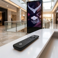 RCT3016 Centro de Entretenimiento Definitivo, Control Remoto de 19 Teclas con Código de Aprendizaje, Alcance de 20 m para TV/Proyector y Sistemas de Cine en Casa
