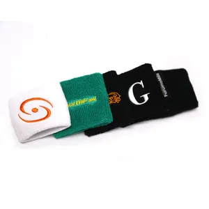 कस्टम लोकप्रिय उपहार sweatband wristband हाथ sweatband खेल कपास के लिए wristband