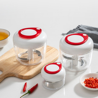 Mini robot culinaire manuel pour la viande et l'ail, hachoir Portable, vente en gros