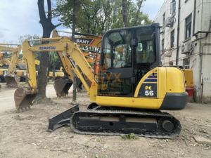Máy xúc đào Komatsu PC56 cũ, bền, gầu 0.2m, máy đào chính xác dùng cho xây dựng dân cư, máy xúc Komatsu PC56-7 - Product Image 3