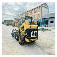 Gebrauchter CAT 246B Mini-Kompaktlader in gutem Zustand, 4x4 Frontlader für Haushalt, Garten und Schneeräumung, leistungsstarker Motor