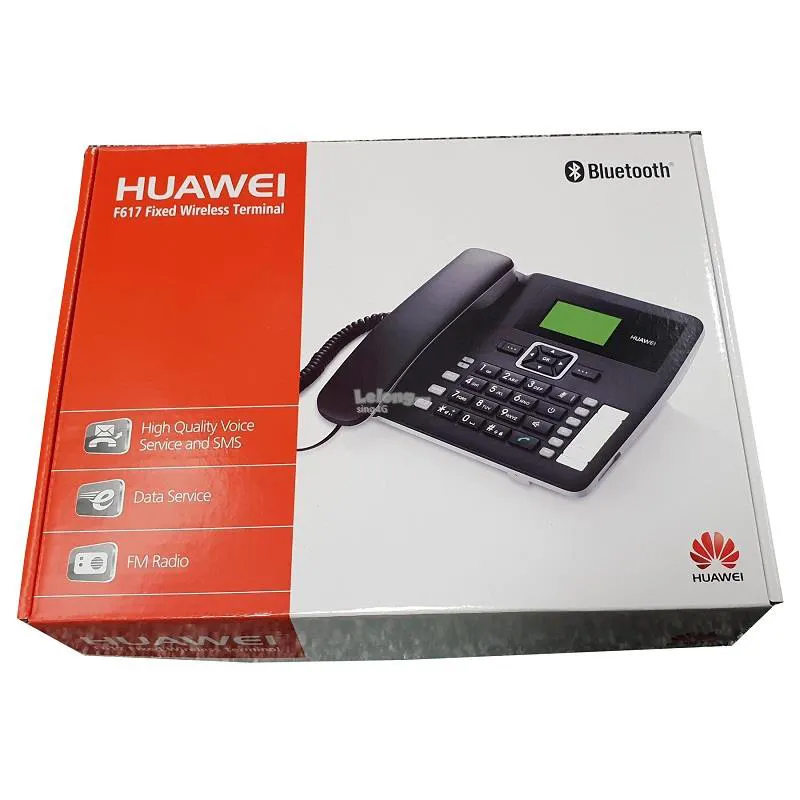 هاتف سطح مكتب هواوي F617 -50 3G WCDMA900/1900Mhz GSM محطة خلوية ثابتة GSM متصلة بالأسلاك هاتف مكتبي