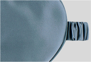 Masque pour les yeux en soie satin de sommeil de marque privée avec logo personnalisé masque pour les yeux de voyage en soie naturelle réglable - Product Image 4